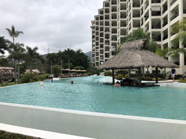 Swimming pool with condo