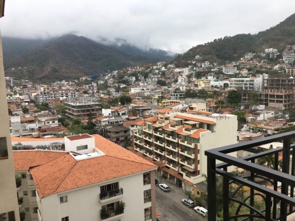 Views of building with mountains